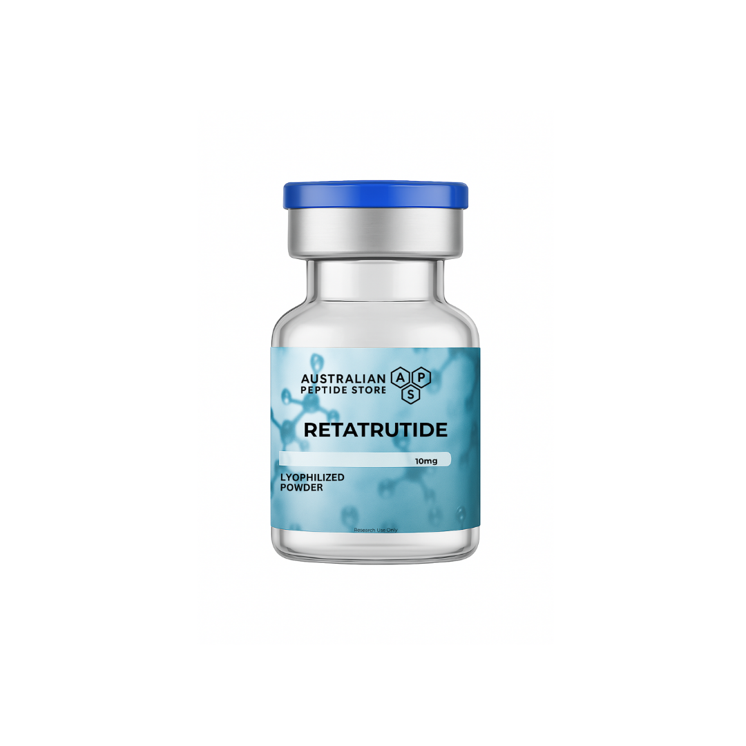 Retatrutide_10mg.png Retatrutide 10mg | Research Peptide | Australian Peptide Store - Image 1